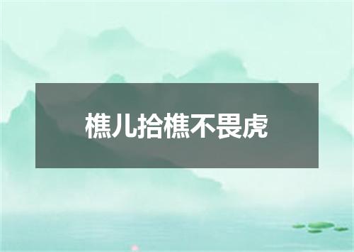 樵儿拾樵不畏虎