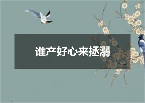 谁产好心来拯溺