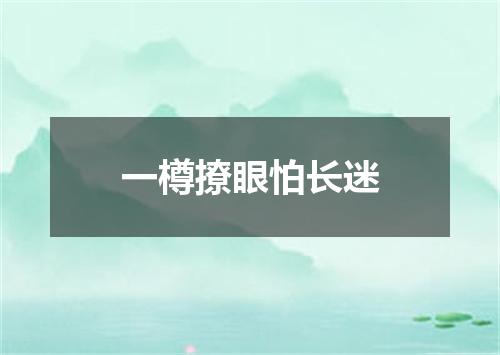一樽撩眼怕长迷