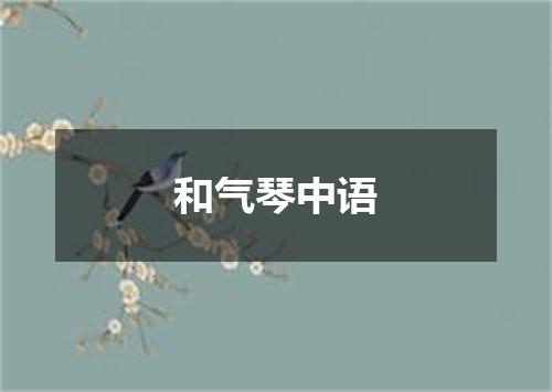 和气琴中语