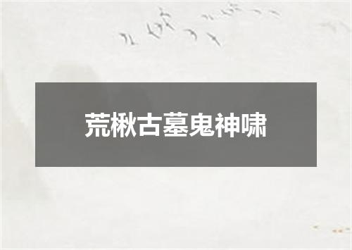 荒楸古墓鬼神啸