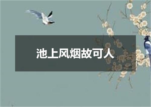 池上风烟故可人