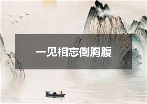 一见相忘倒胸腹