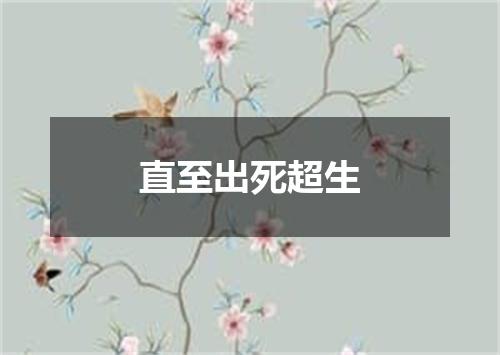 直至出死超生