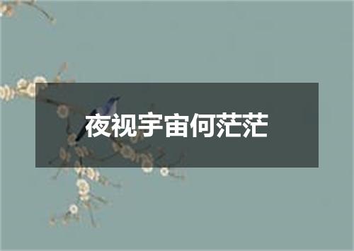 夜视宇宙何茫茫
