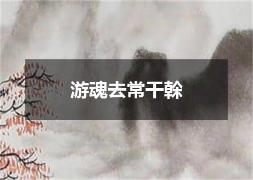 游魂去常干榦