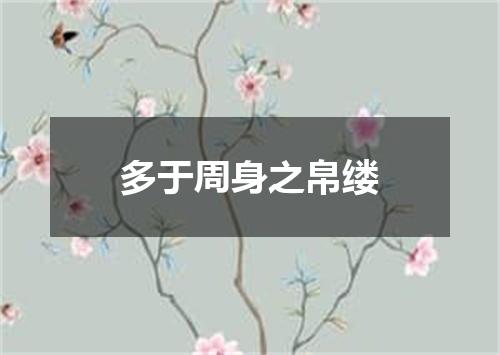 多于周身之帛缕