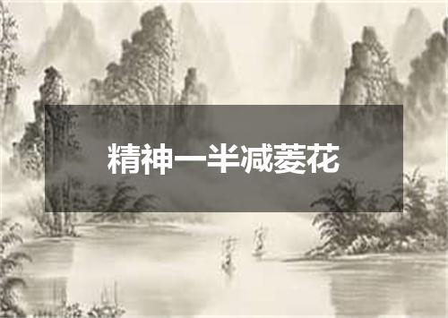 精神一半减菱花