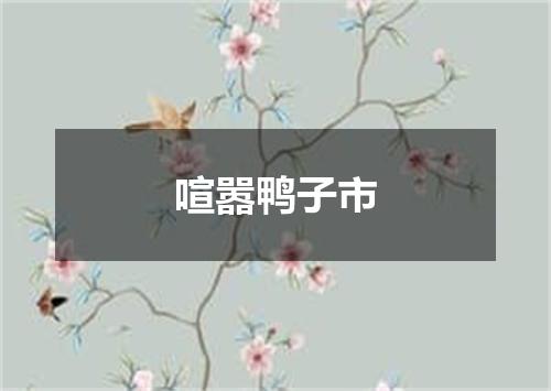 喧嚣鸭子市