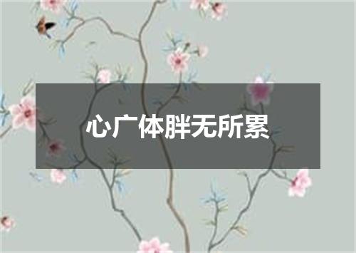 心广体胖无所累