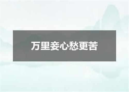万里妾心愁更苦