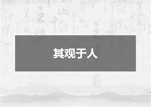 其观于人