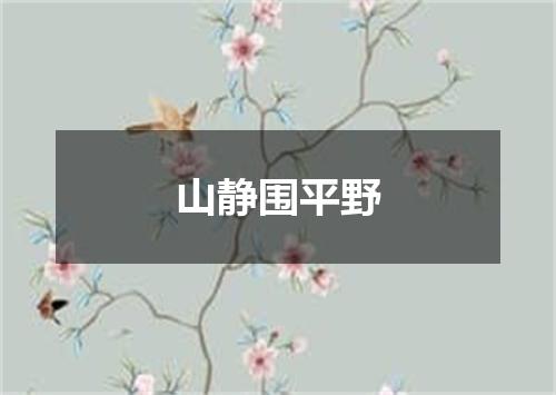 山静围平野
