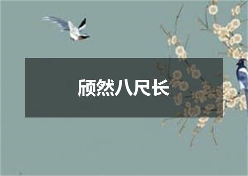 颀然八尺长