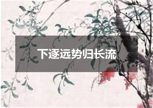 下逐远势归长流