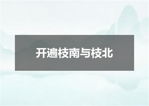 开遍枝南与枝北