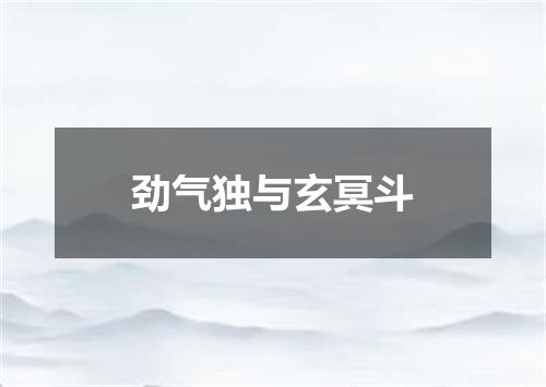 劲气独与玄冥斗