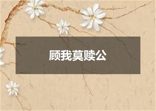 顾我莫赎公