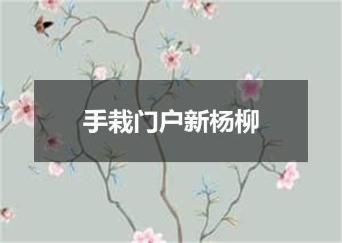 手栽门户新杨柳