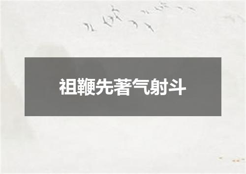 祖鞭先著气射斗