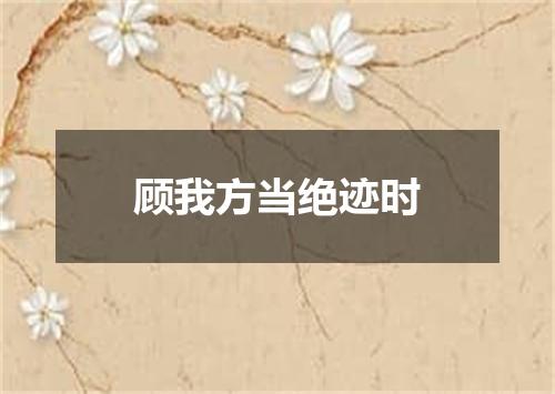 顾我方当绝迹时