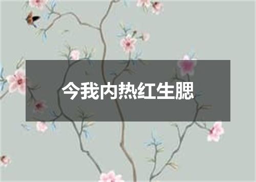 今我内热红生腮