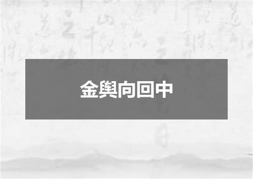 金舆向回中