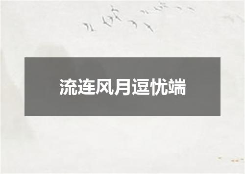 流连风月逗忧端