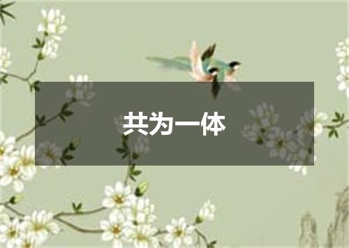 共为一体
