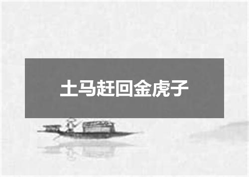 土马赶回金虎子