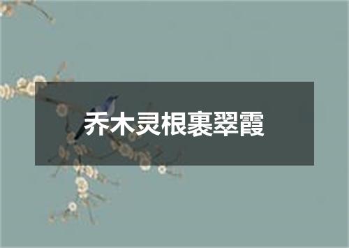 乔木灵根裹翠霞