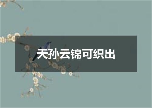 天孙云锦可织出