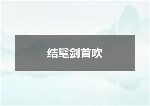 结髦剑首吹