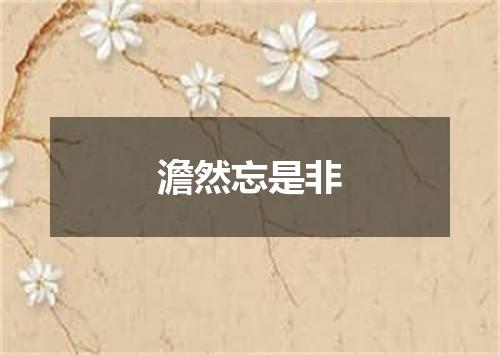 澹然忘是非