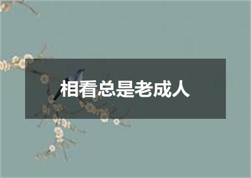 相看总是老成人
