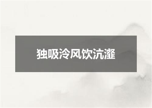 独吸泠风饮沆瀣