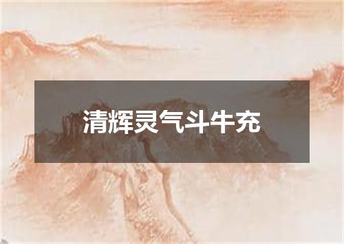 清辉灵气斗牛充
