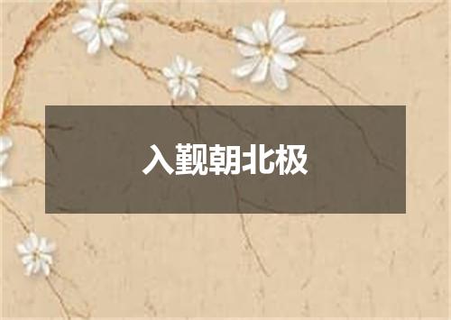 入觐朝北极