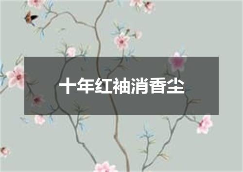 十年红袖消香尘