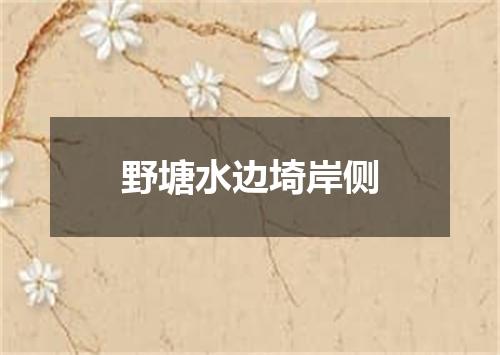 野塘水边埼岸侧