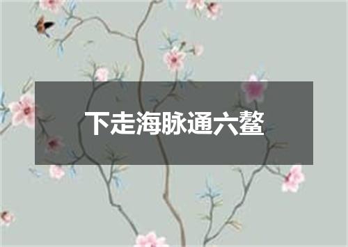 下走海脉通六鳌