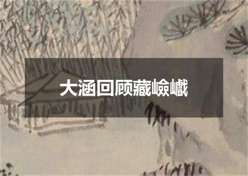 大涵回顾藏嶮巇