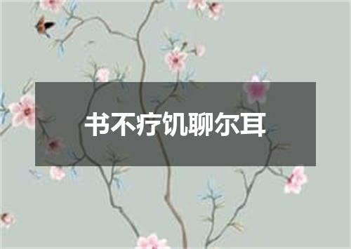 书不疗饥聊尔耳