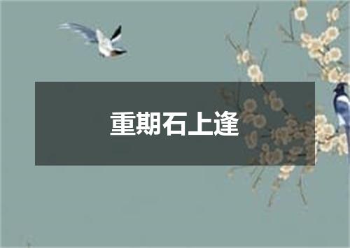 重期石上逢