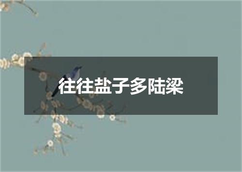 往往盐子多陆梁