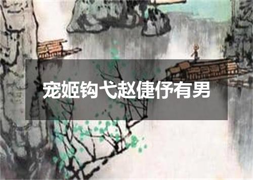 宠姬钩弋赵倢伃有男