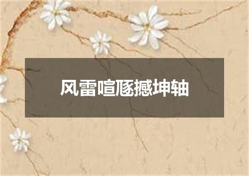 风雷喧豗撼坤轴