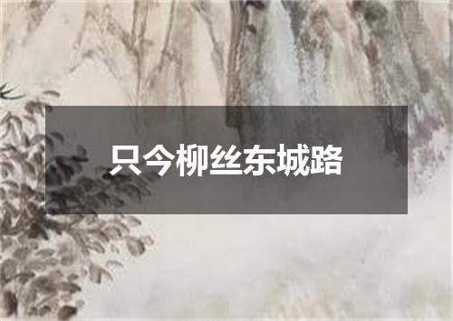 只今柳丝东城路