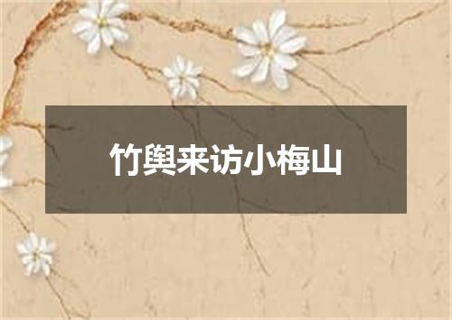 竹舆来访小梅山