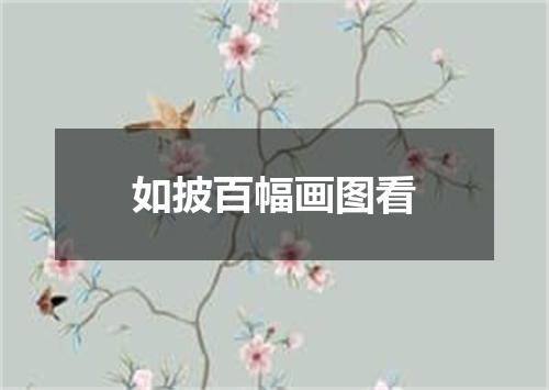 如披百幅画图看